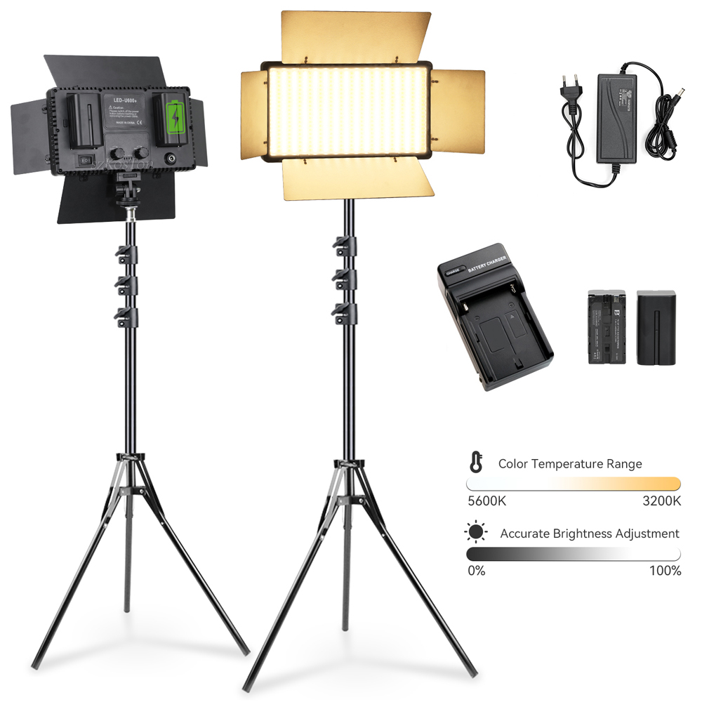 Zoom Lighting Kit - U600 LED Fotoğraf Stüdyosu Işık Tiktok