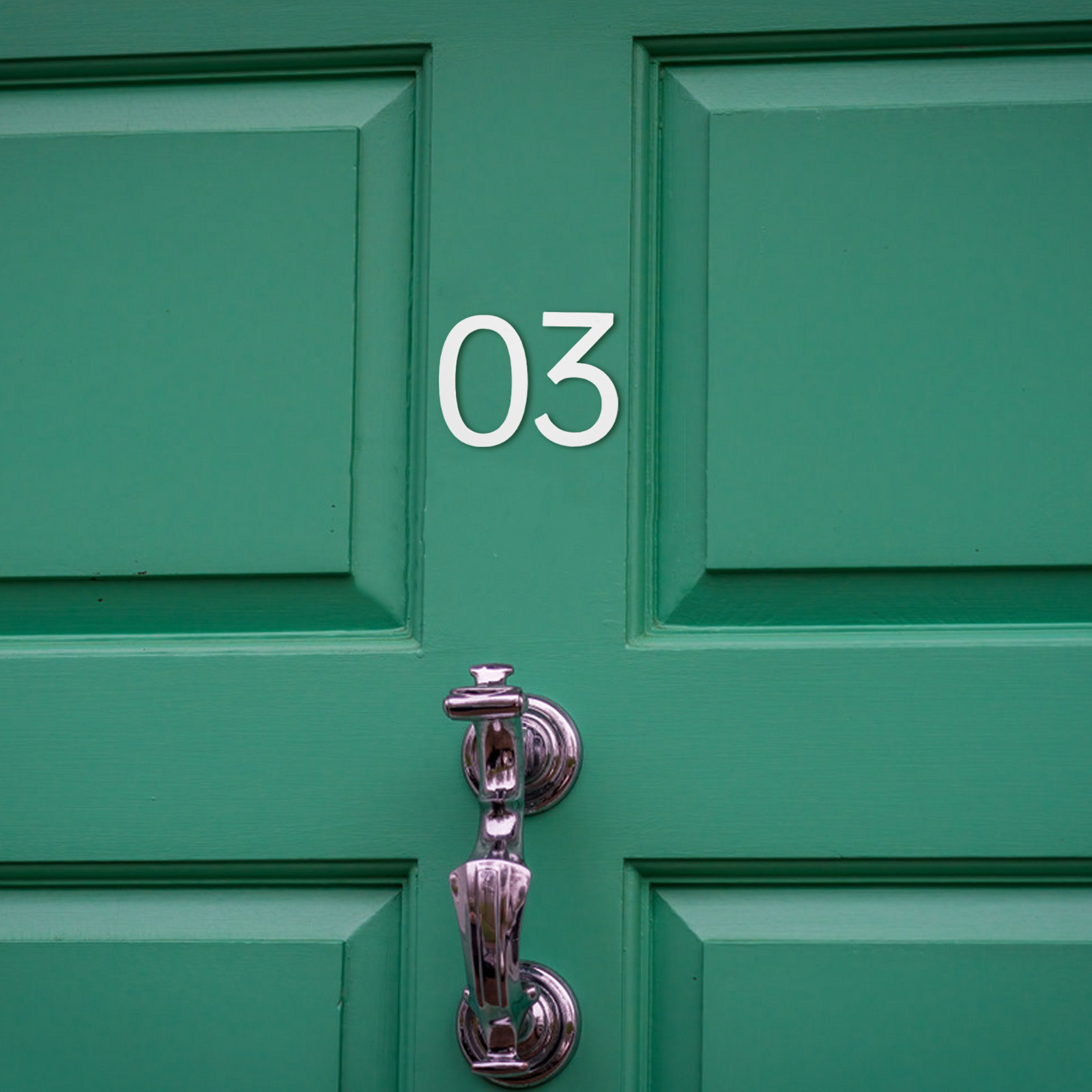Home Office Number - 10 Adet Akrilik Ev Numarası Etiketi