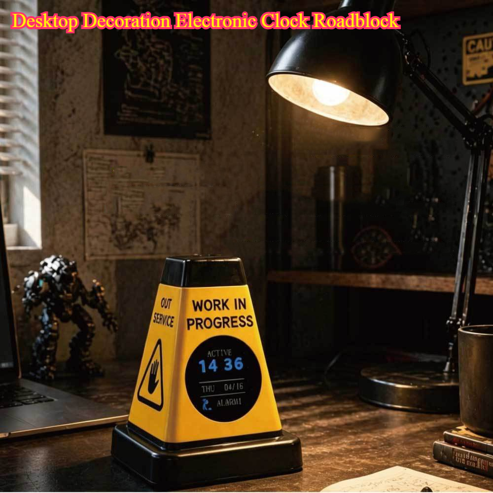 Led Desk Clock - Masaüstü Dekorasyonu Elektronik Saat Barikat -