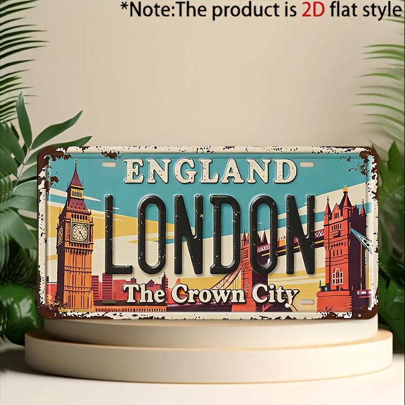 Home Office England - Londra İngiltere The Crown City Teneke