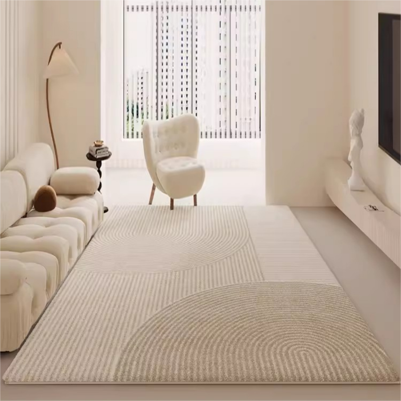 Home Office Rug - VIKAMA Işık Lüks Krem Tarzı Flanel