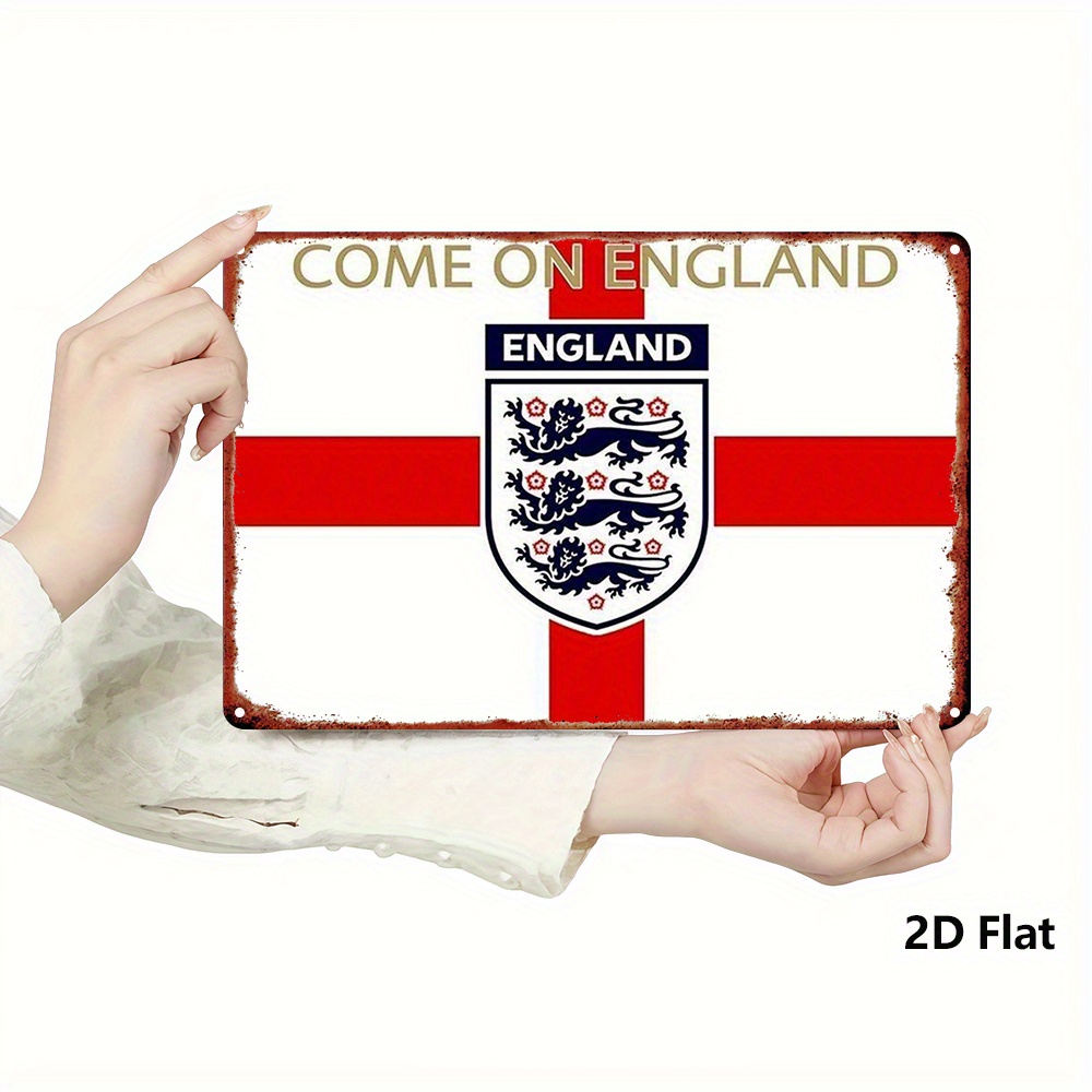 Home Office England - Vintage İngiliz Futbol Takımı Amblemi Metal