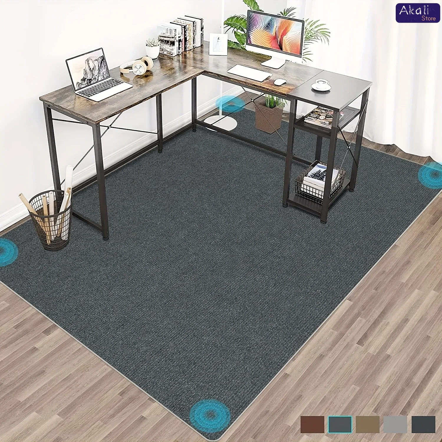 Home Office Rug - Büyük Boy Ofis Koltuğu Mat Kaymaz