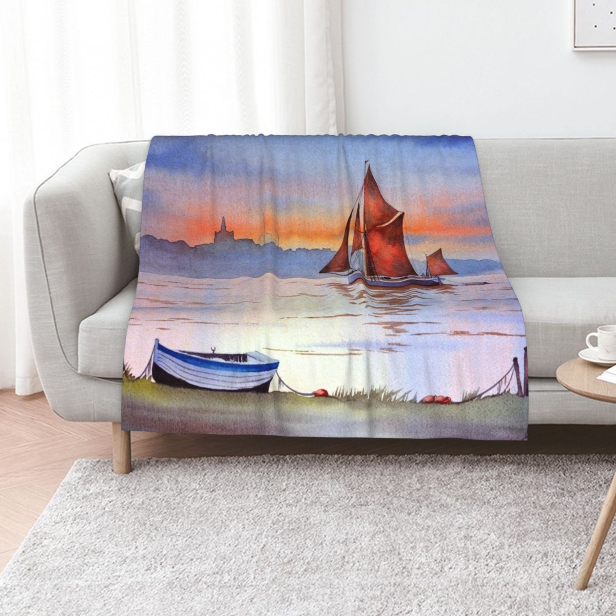 Home Office England - Thames Barge At Maldon Essex İngiltere
