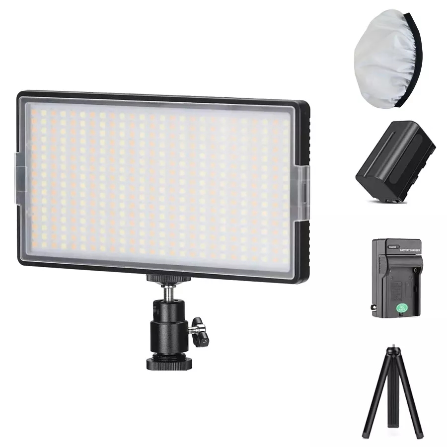 Zoom Lighting Kit - 10in LED 416 fotoğraf stüdyo ışığı