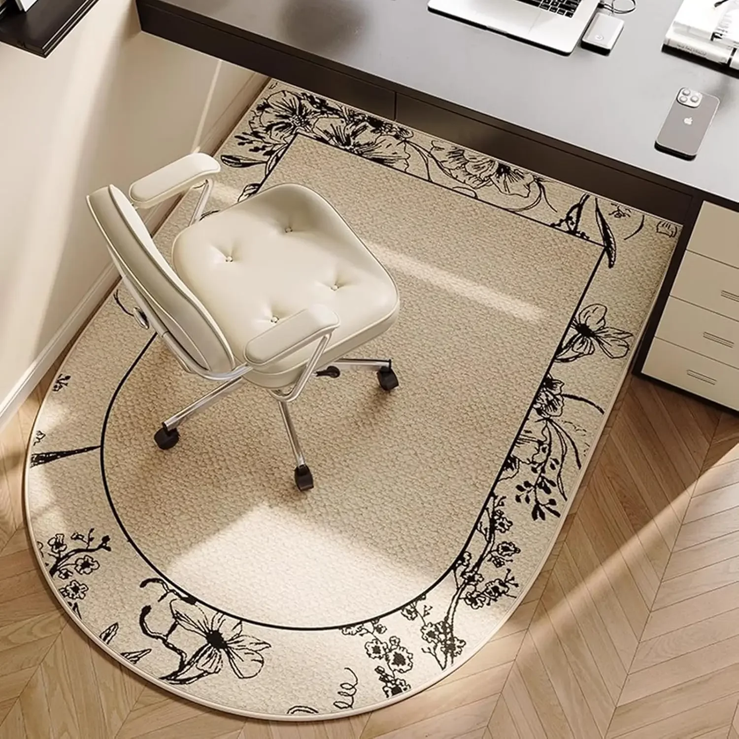 Home Office Rug - VIKAMA Bilgisayar Koltuğu Kaymaz Mat, Masa