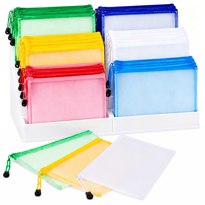 File Cabinet Drawer - 5/20 adet A4/A5 örgü fermuarlı kese