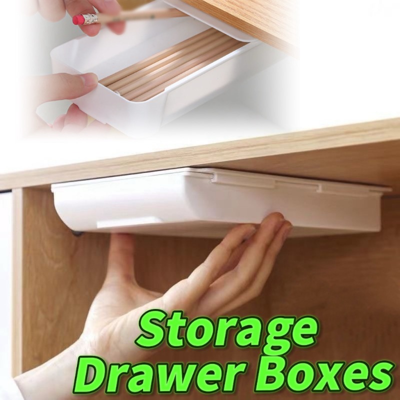 Desk Drawer Small - Kendinden Yapışkanlı depolama çekmecesi Kutusu Makyaj