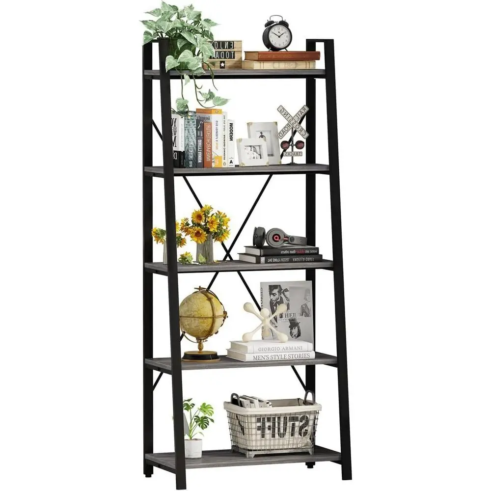 5 Katlı Merdiven Kitaplık, End - Home Office Industrial Style incelemesi ve fiyatı