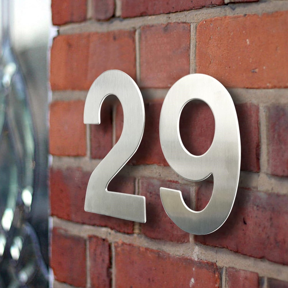 1PC 3in Paslanmaz Çelik Ev Num - Home Office Number incelemesi ve fiyatı