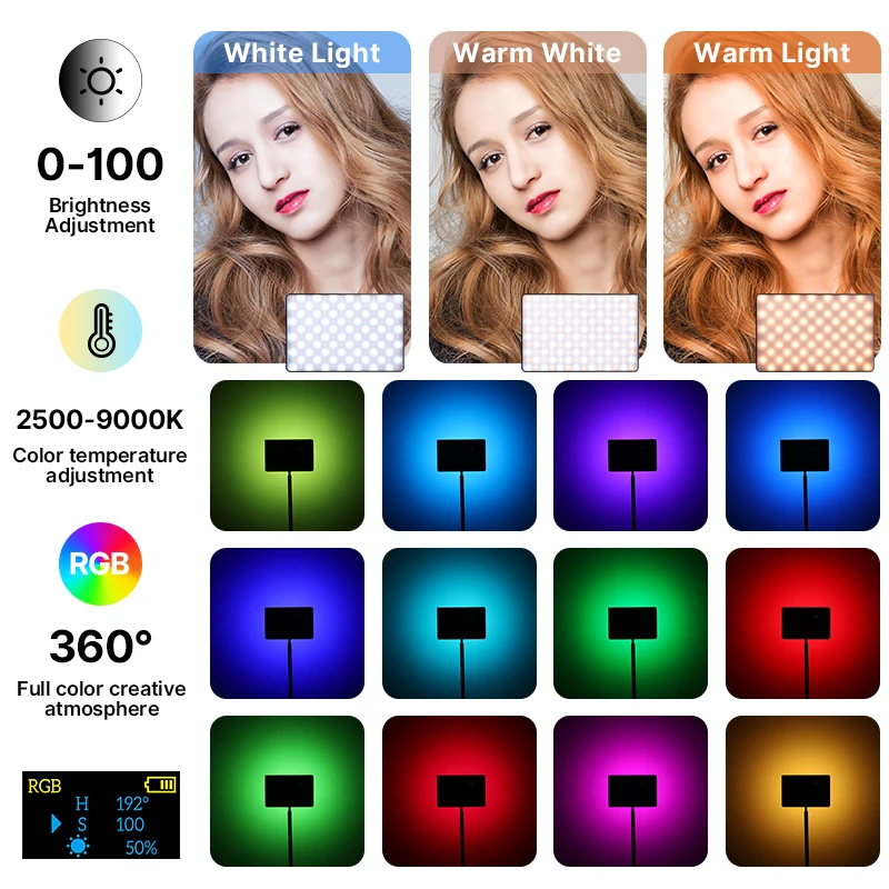 Ulanzi LT003 RGB Video Işığı T - Zoom Lighting Kit incelemesi ve fiyatı