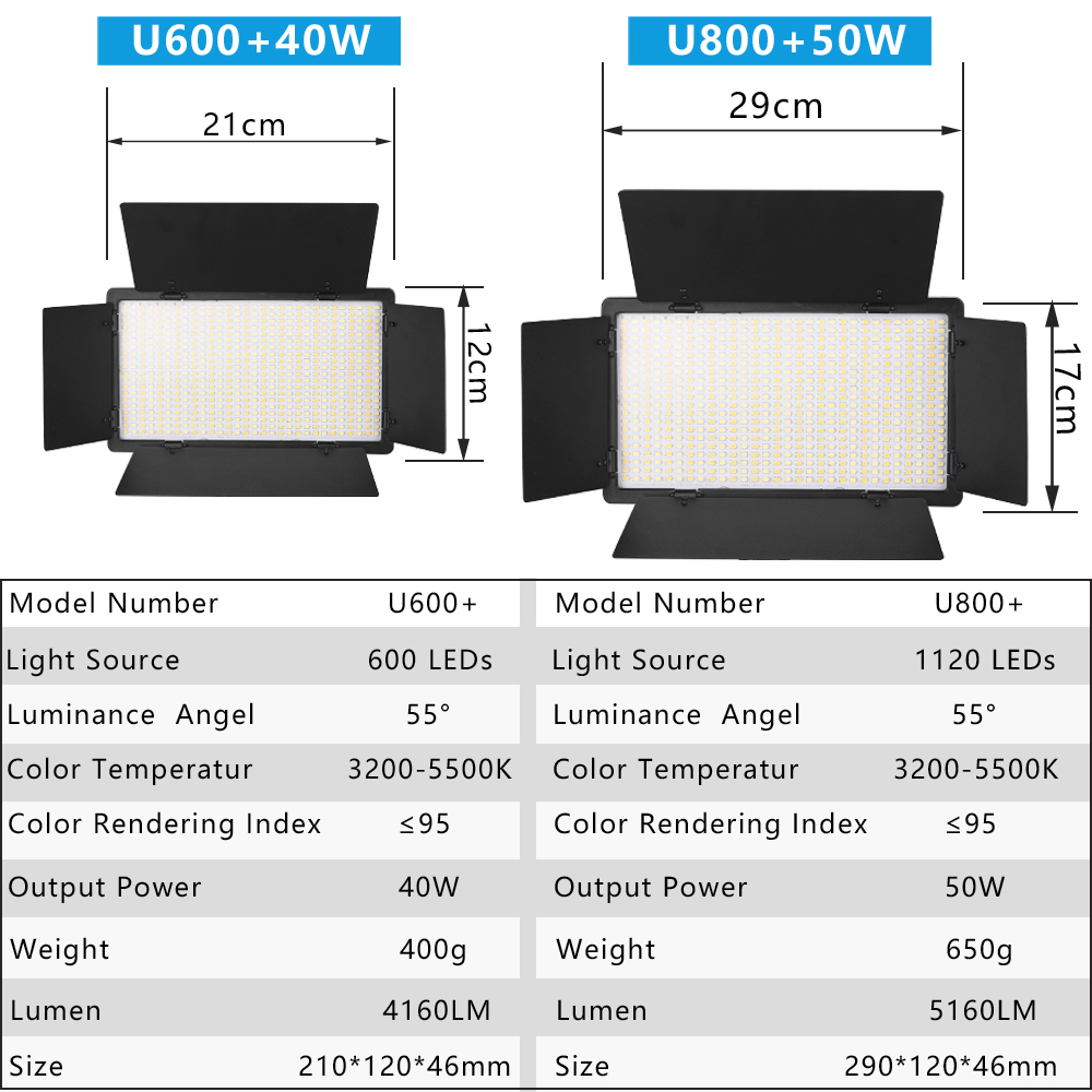 Nagnahz U800 LED Fotoğraf stüd - Zoom Lighting Kit incelemesi ve fiyatı
