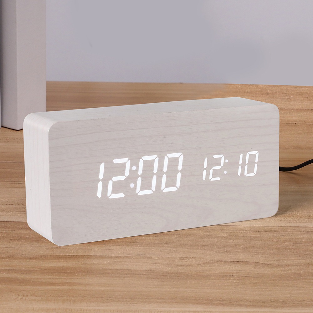 Ahşap Dijital Çalar Saat, Saat - Led Desk Clock incelemesi ve fiyatı