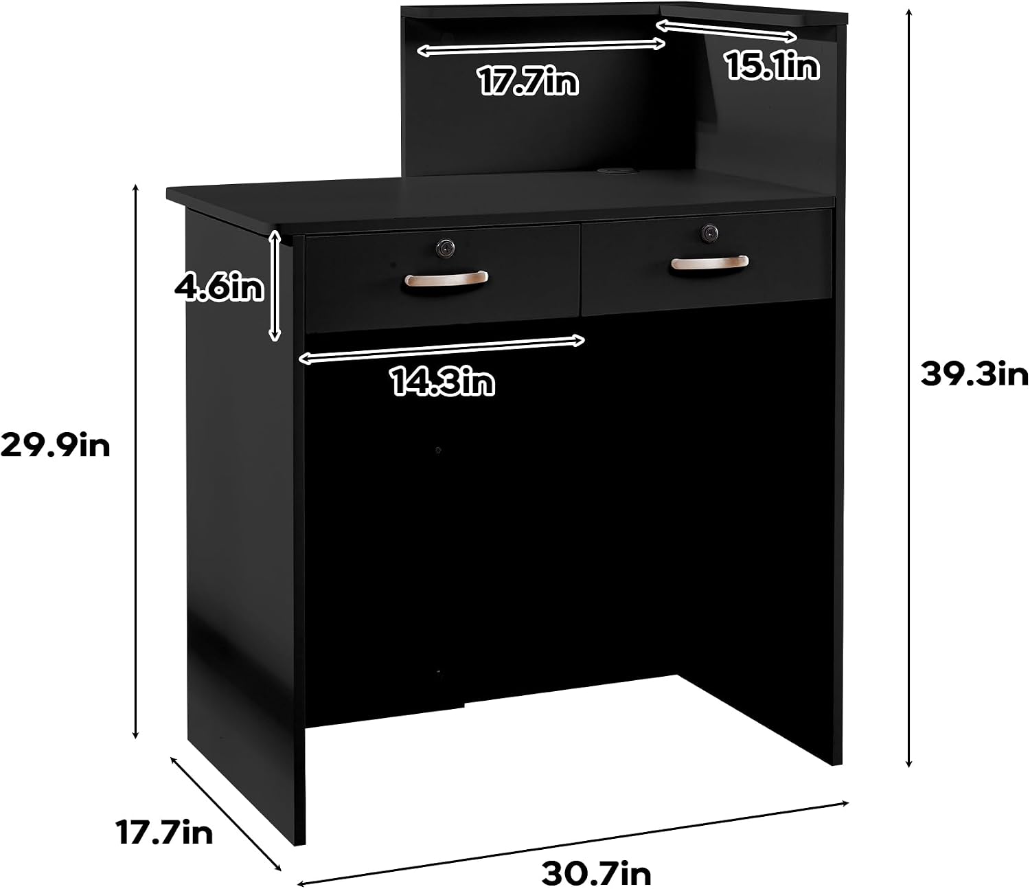 Küçük Resepsiyon Masası, Tezga - Desk Drawer Small incelemesi ve fiyatı
