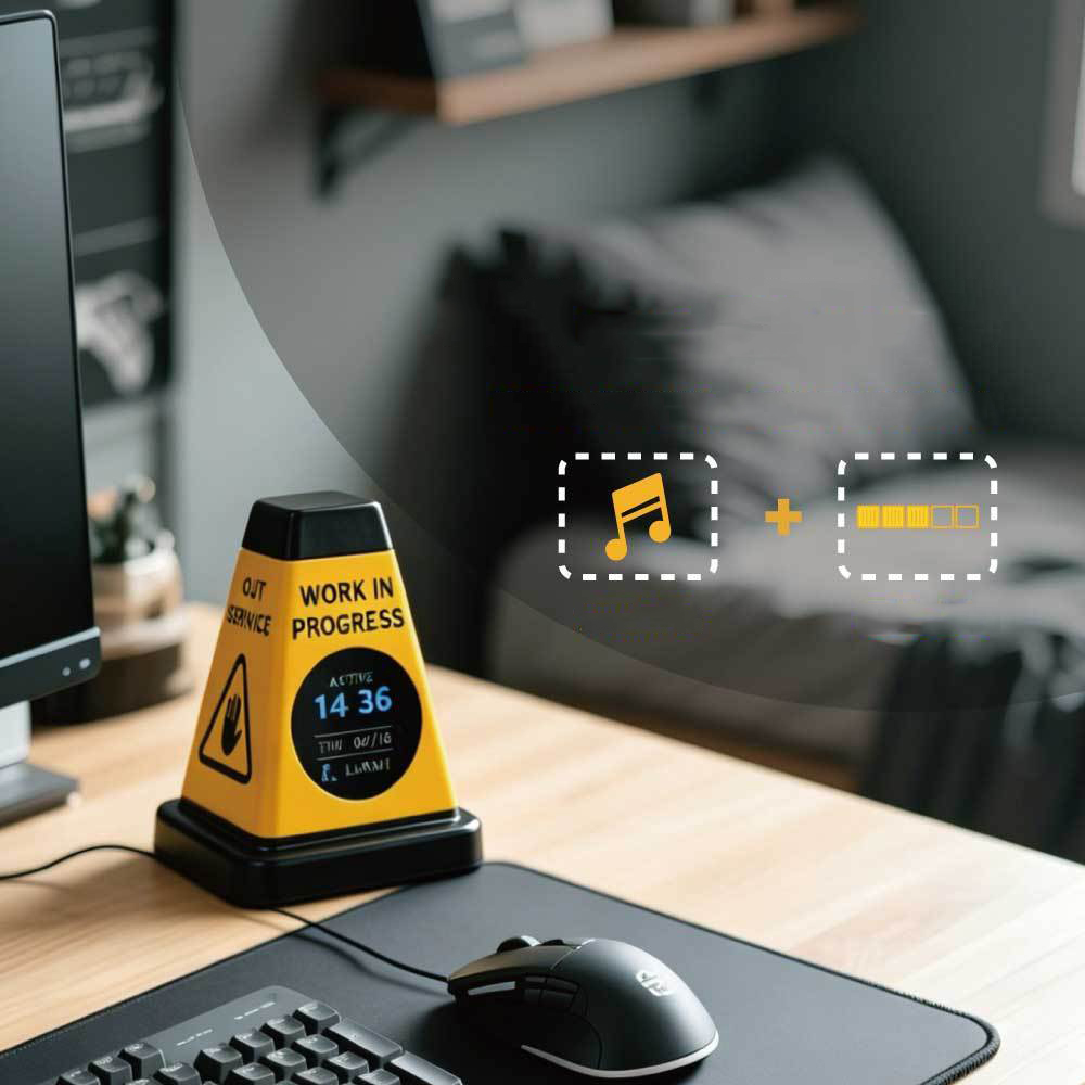 Masaüstü Dekorasyonu Elektroni - Led Desk Clock incelemesi ve fiyatı