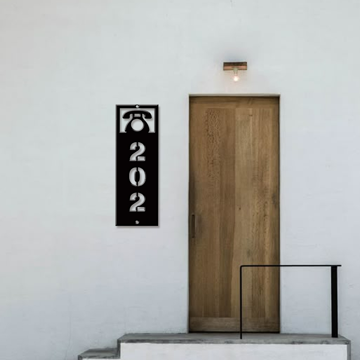 1 adet özel modern Metal sokak - Home Office Number incelemesi ve fiyatı