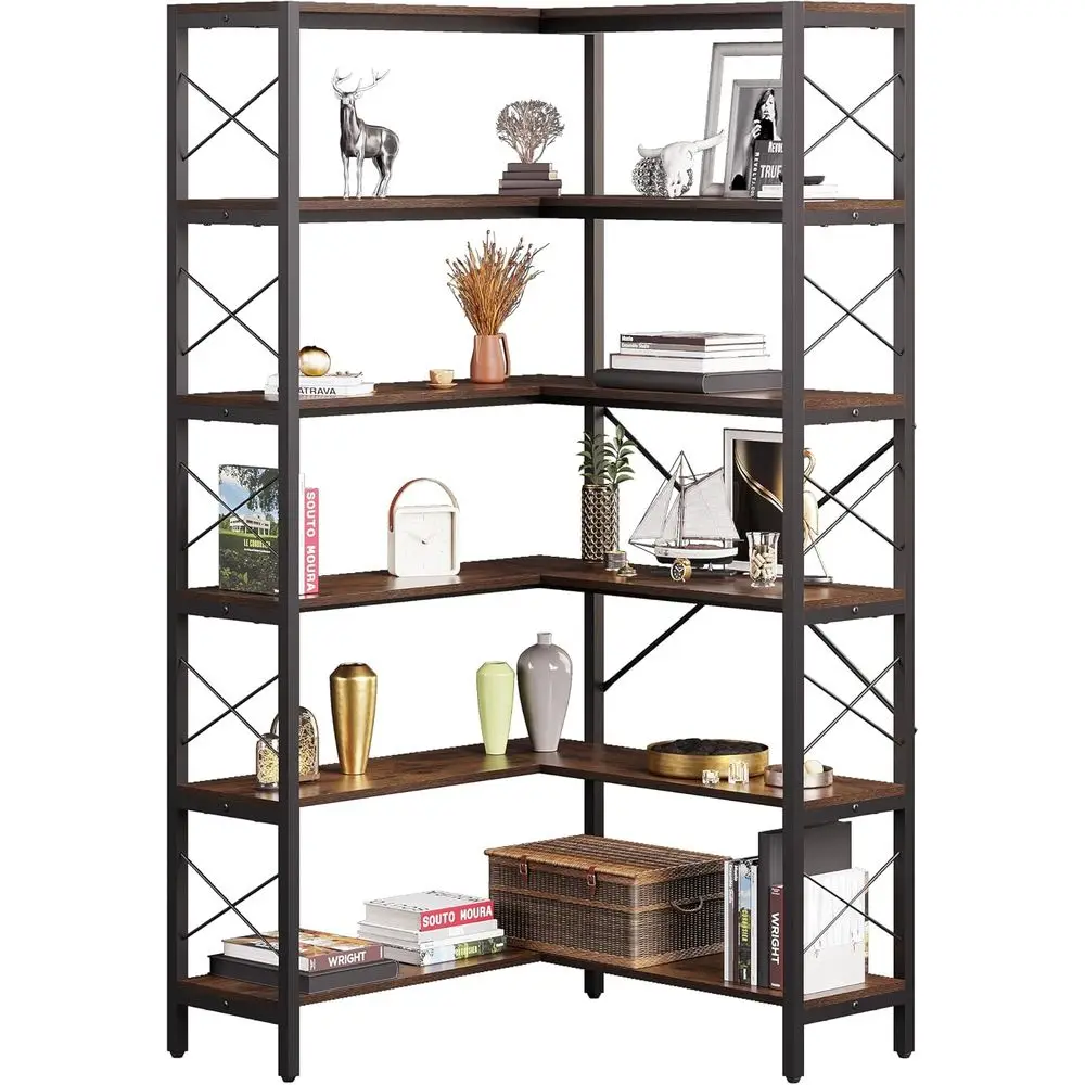 6 Katmanlı L Şeklinde Büyük Ki - Home Office Industrial Style incelemesi ve fiyatı