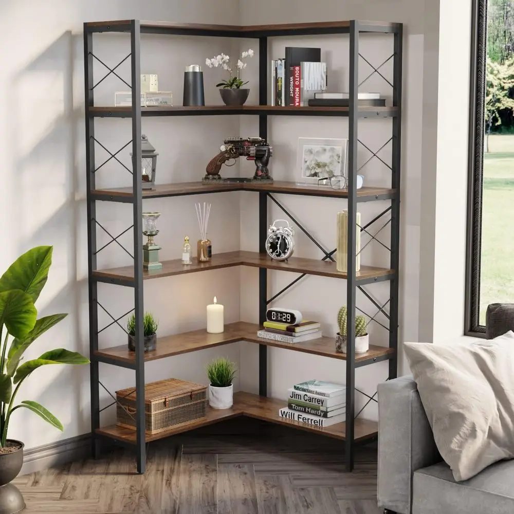 6 Katmanlı L Şeklinde Büyük Ki - Home Office Industrial Style incelemesi ve fiyatı