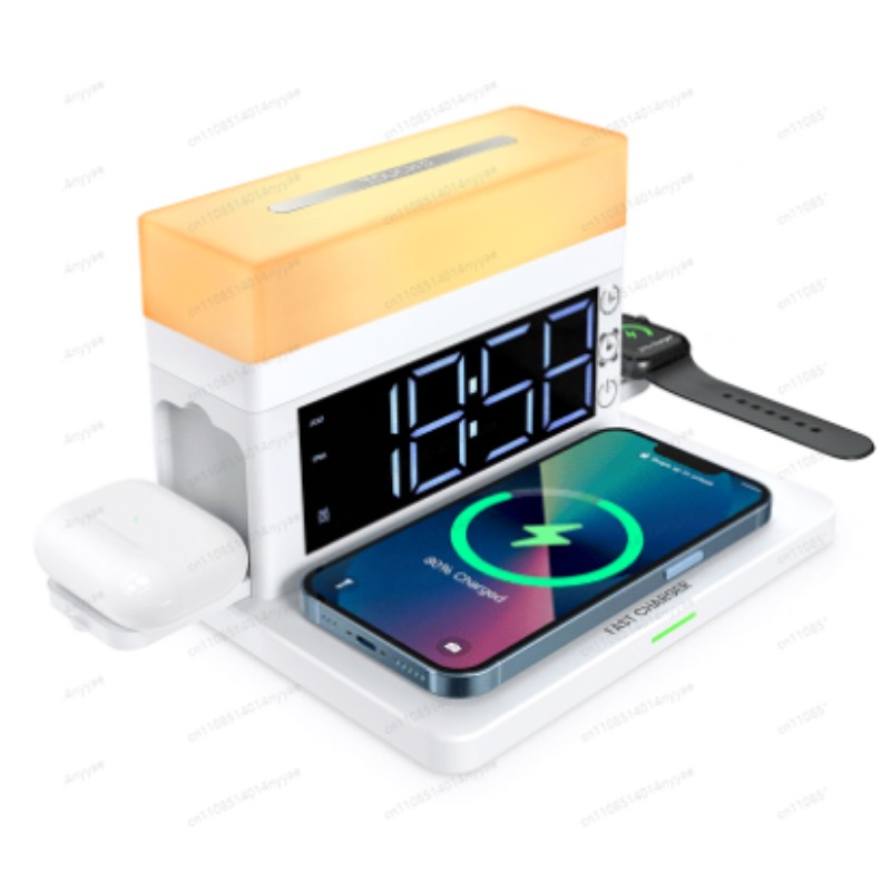 6'sı 1 Arada Kablosuz Şarjlı M - Led Desk Clock incelemesi ve fiyatı