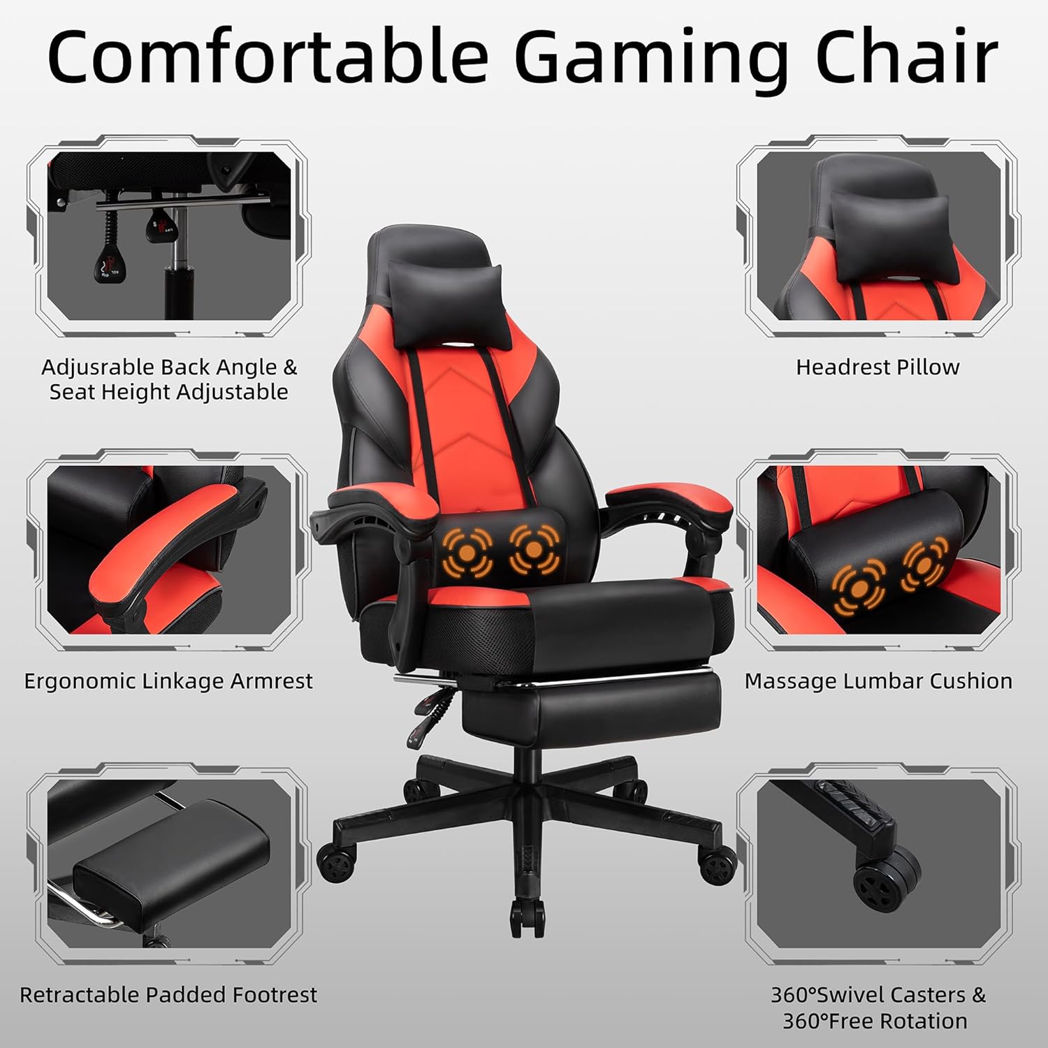 Ayak Dayamalı, Masajlı Bel Des - Home Office Ergonomics incelemesi ve fiyatı