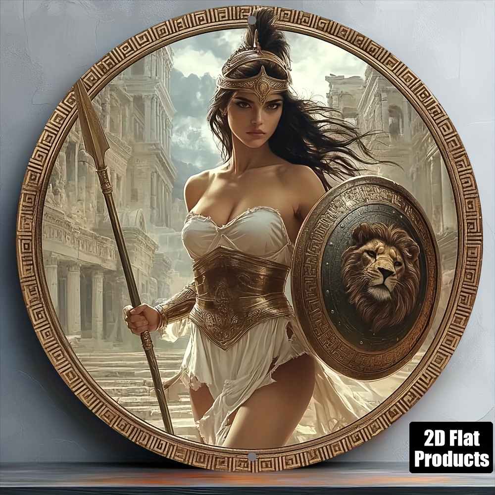 Vintage Yunan Savaşçı Yuvarlak - Home Office Ideas incelemesi ve fiyatı
