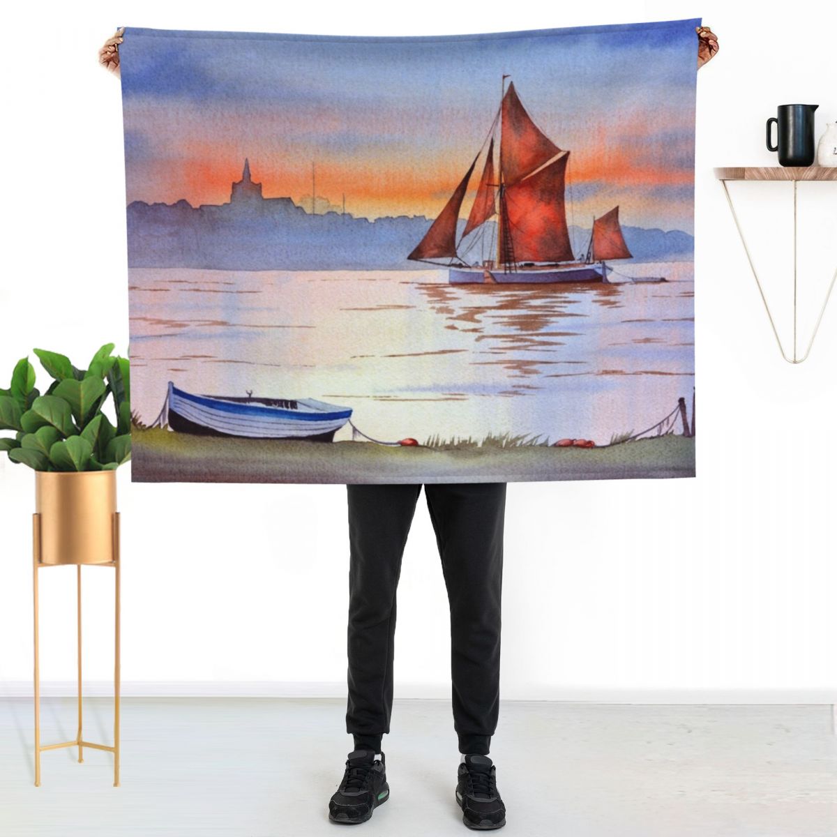 Thames Barge At Maldon Essex İ - Home Office England incelemesi ve fiyatı