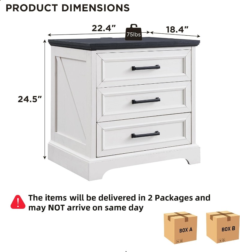ACCOHOHO Çiftlik Evi Komodinle - Desk Drawer Small incelemesi ve fiyatı