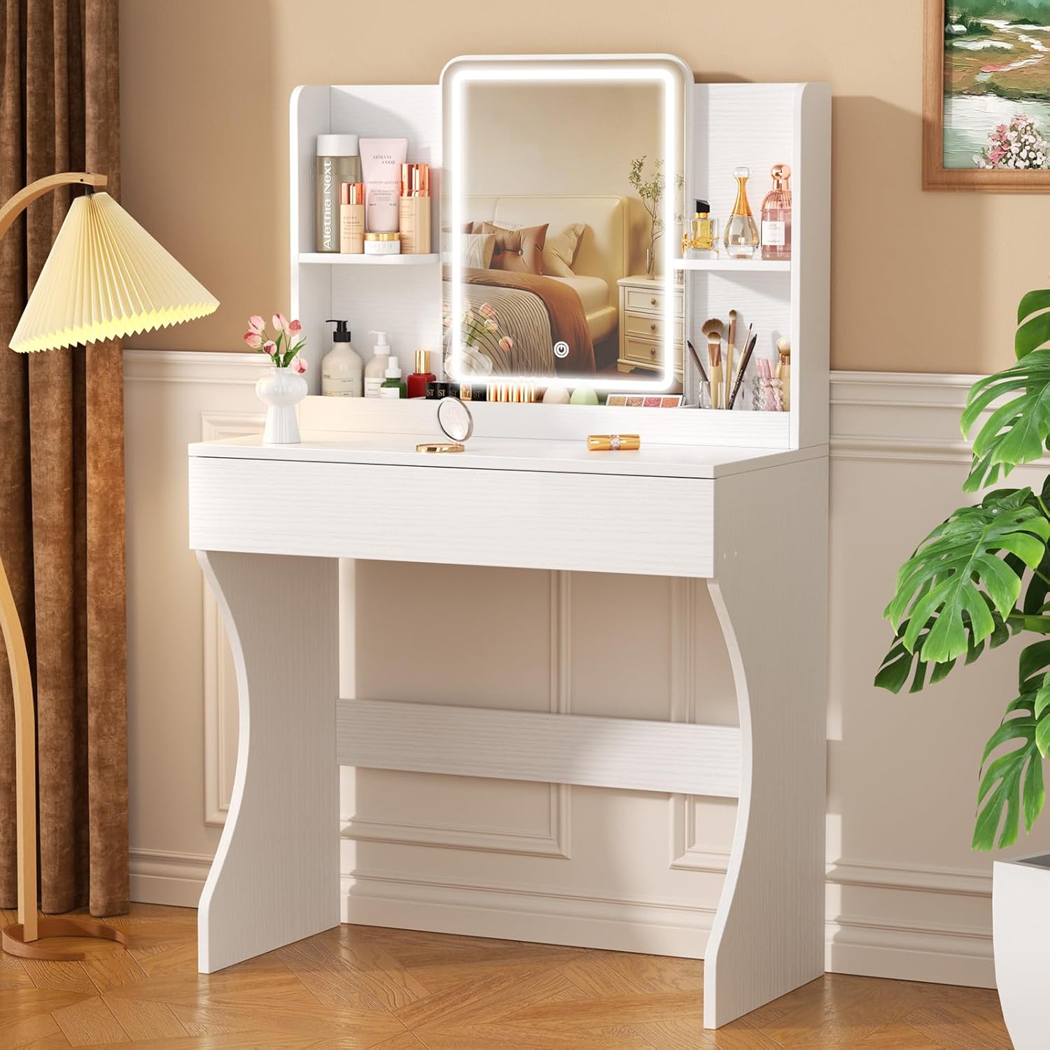 Beyaz Küçük Makyaj Masası, Ayn - Desk Drawer Small incelemesi ve fiyatı