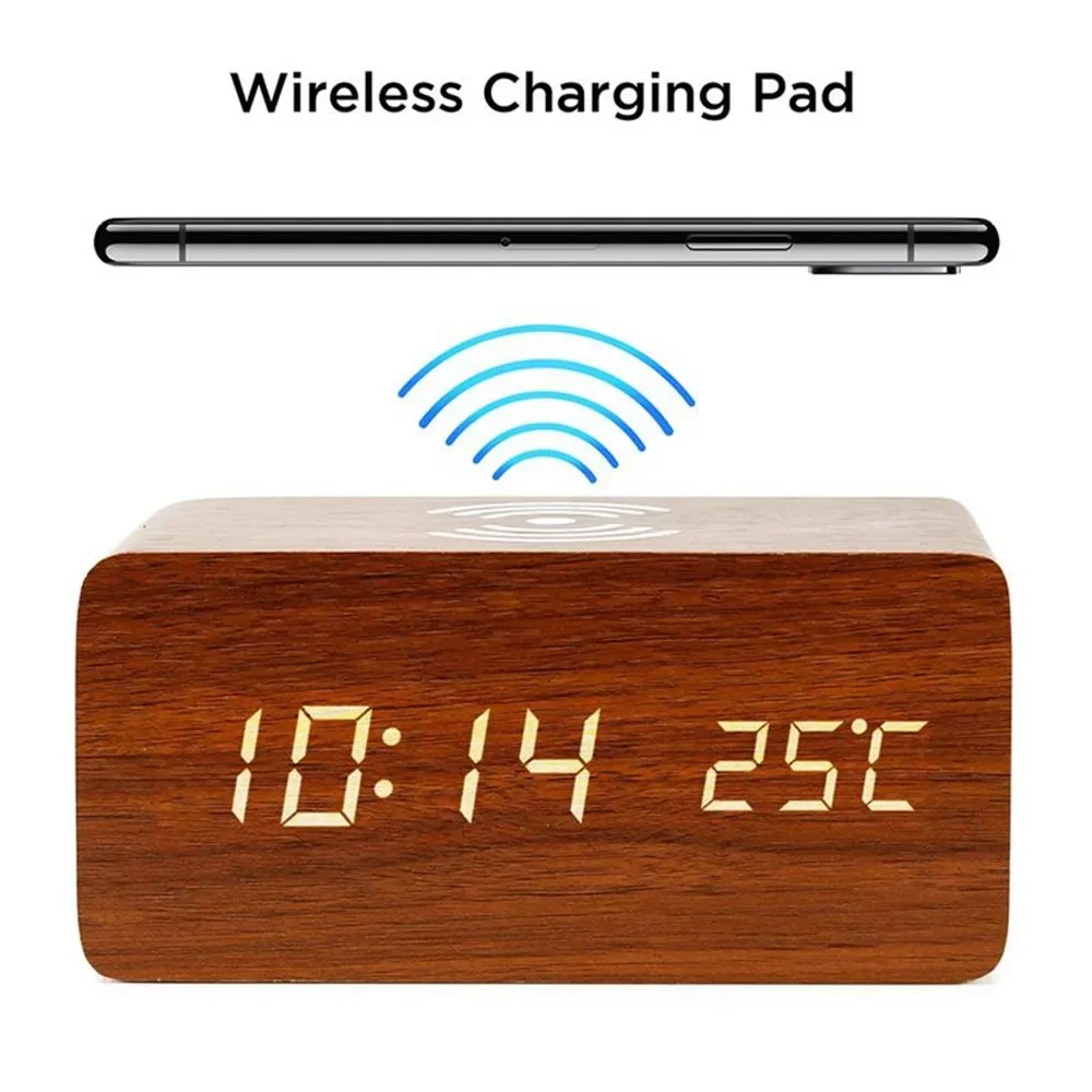 Çalar Saat LED Dijital Ahşap U - Led Desk Clock incelemesi ve fiyatı
