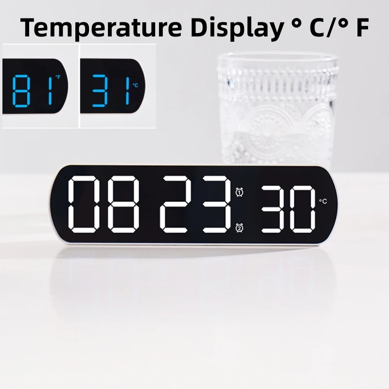 Ses Kontrolü dijital alarm zam - Led Desk Clock incelemesi ve fiyatı