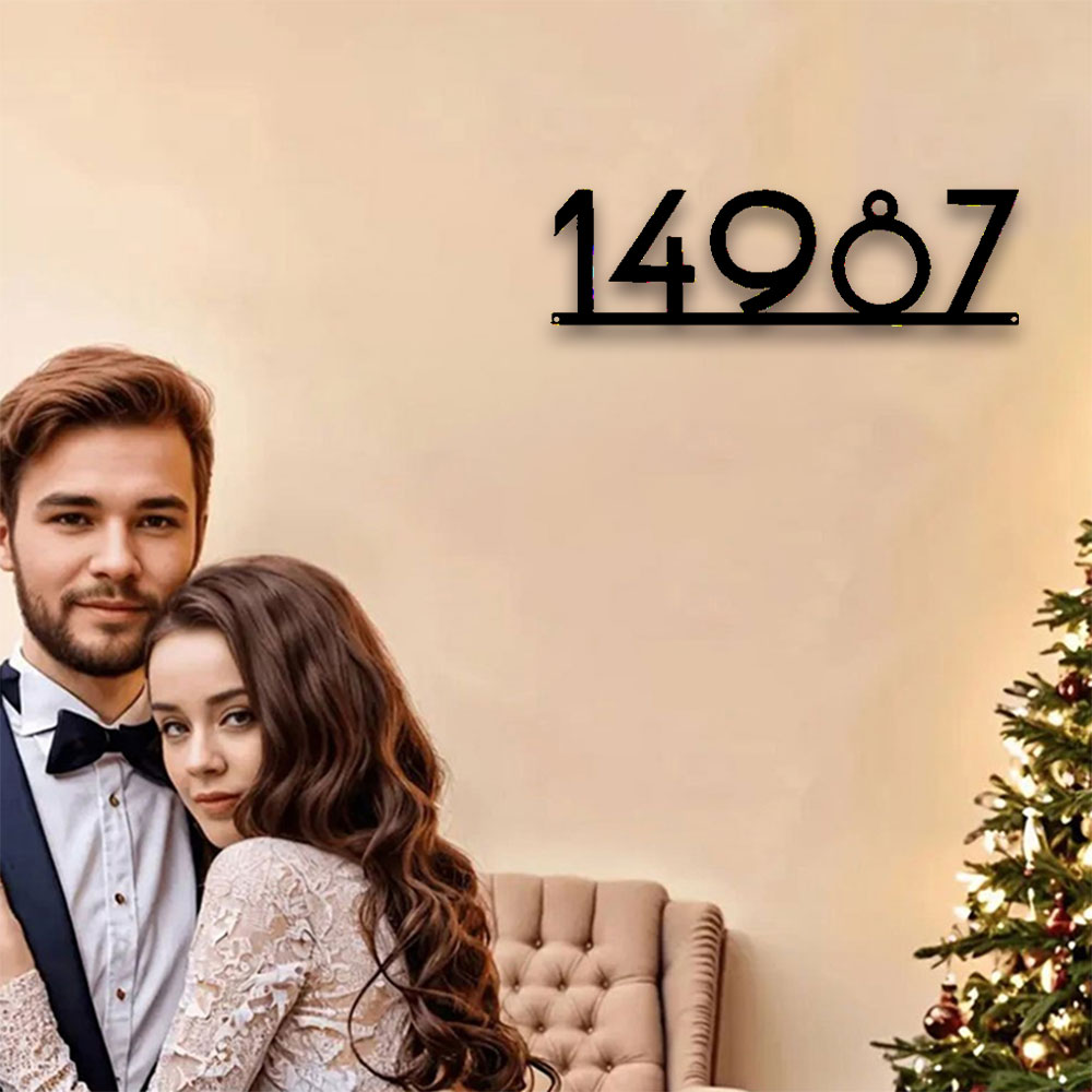 Kişiye Özel El Yapımı Metal Ad - Home Office Number incelemesi ve fiyatı