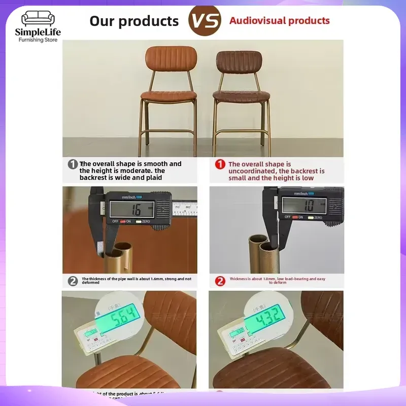 Demir Retro Yemek Sandalyesi E - Home Office Industrial Style incelemesi ve fiyatı