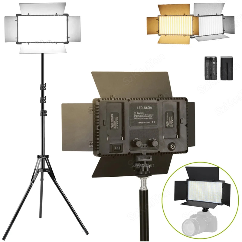 U800 U600 LED fotoğraf stüdyos - Zoom Lighting Kit incelemesi ve fiyatı